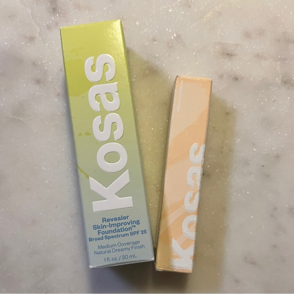Kosas BUNDLE! Revealer Skin-Improving Foundation shade 130 + matching concealer